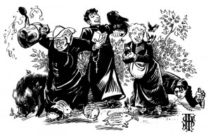 Uninvited guests in the seminary.
